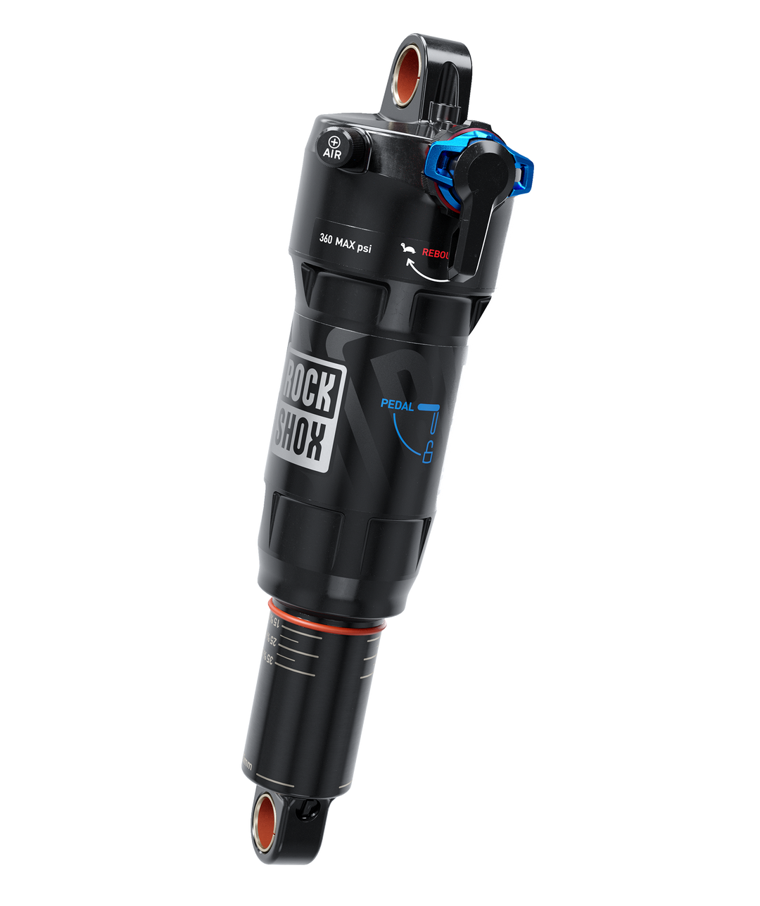 Rockshox Deluxe Ultimate Air, 185/55 + Short Travel Kit