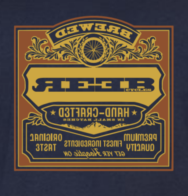REEB Backwards T-shirt Navy