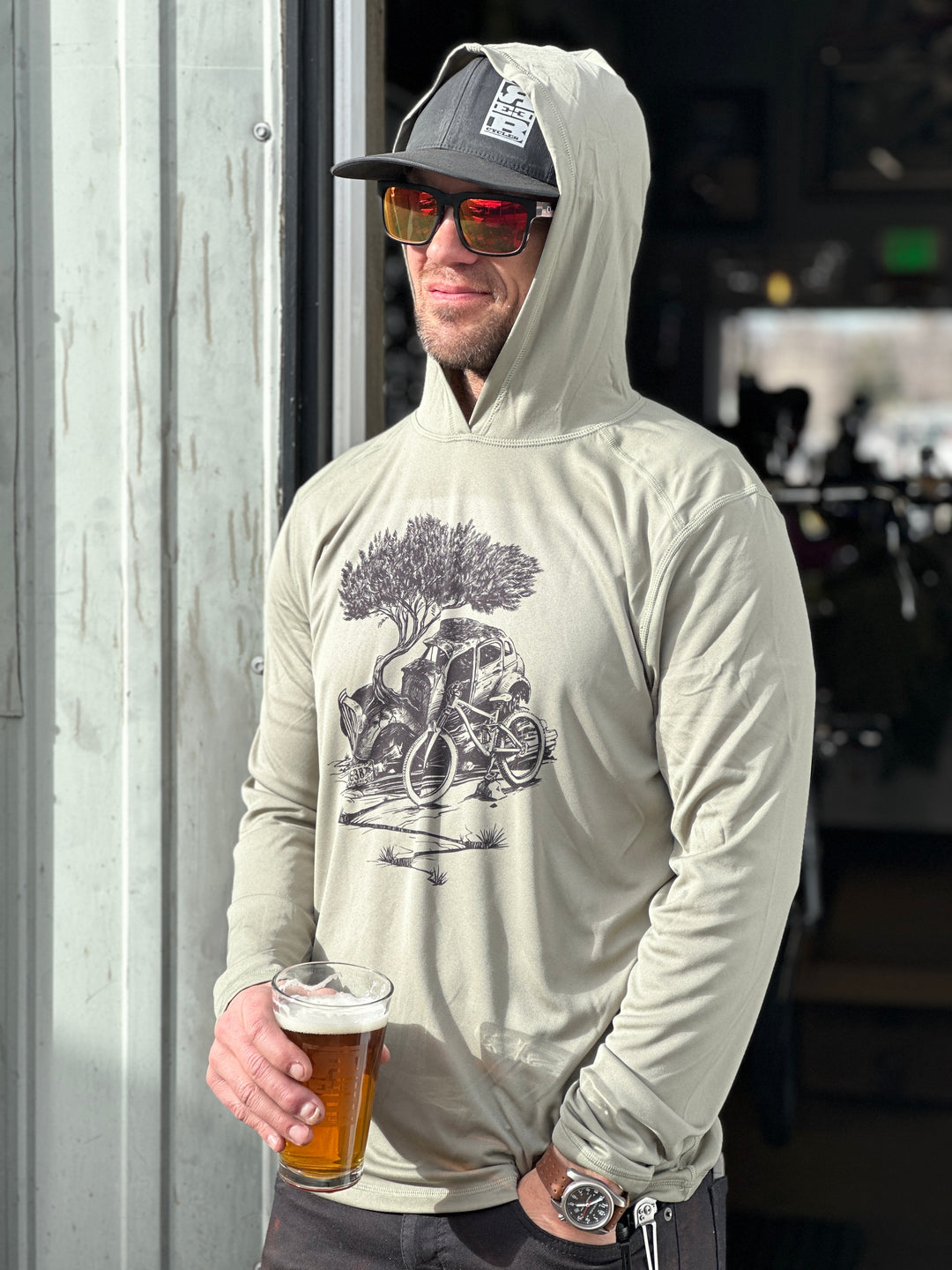 Rust Bucket Sun Hoodie
