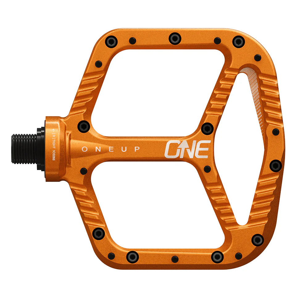 OneUp Aluminum Flat Pedals, Orange