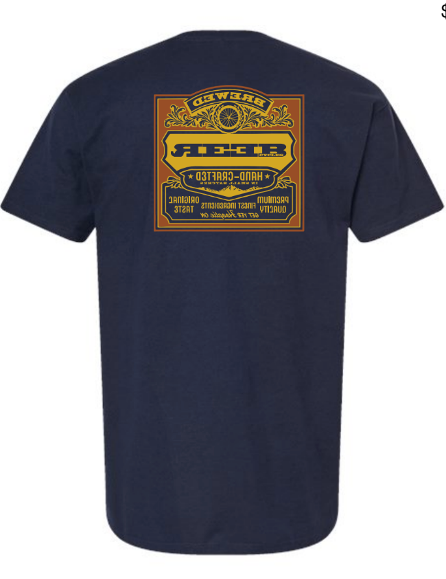 REEB Backwards T-shirt Navy