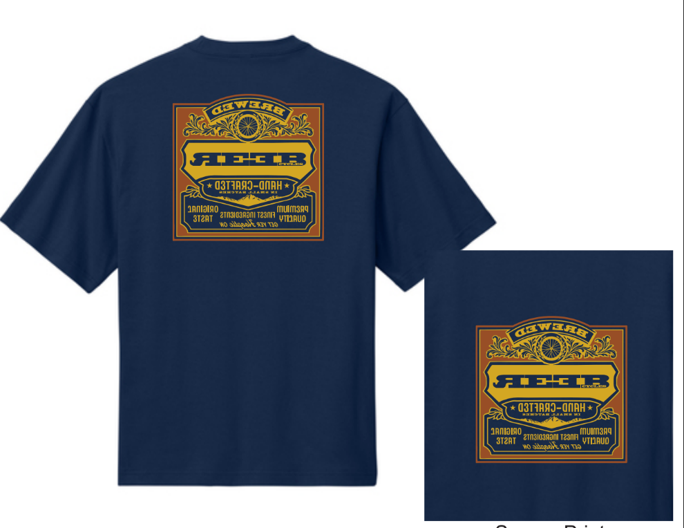 REEB Backwards T-shirt Navy