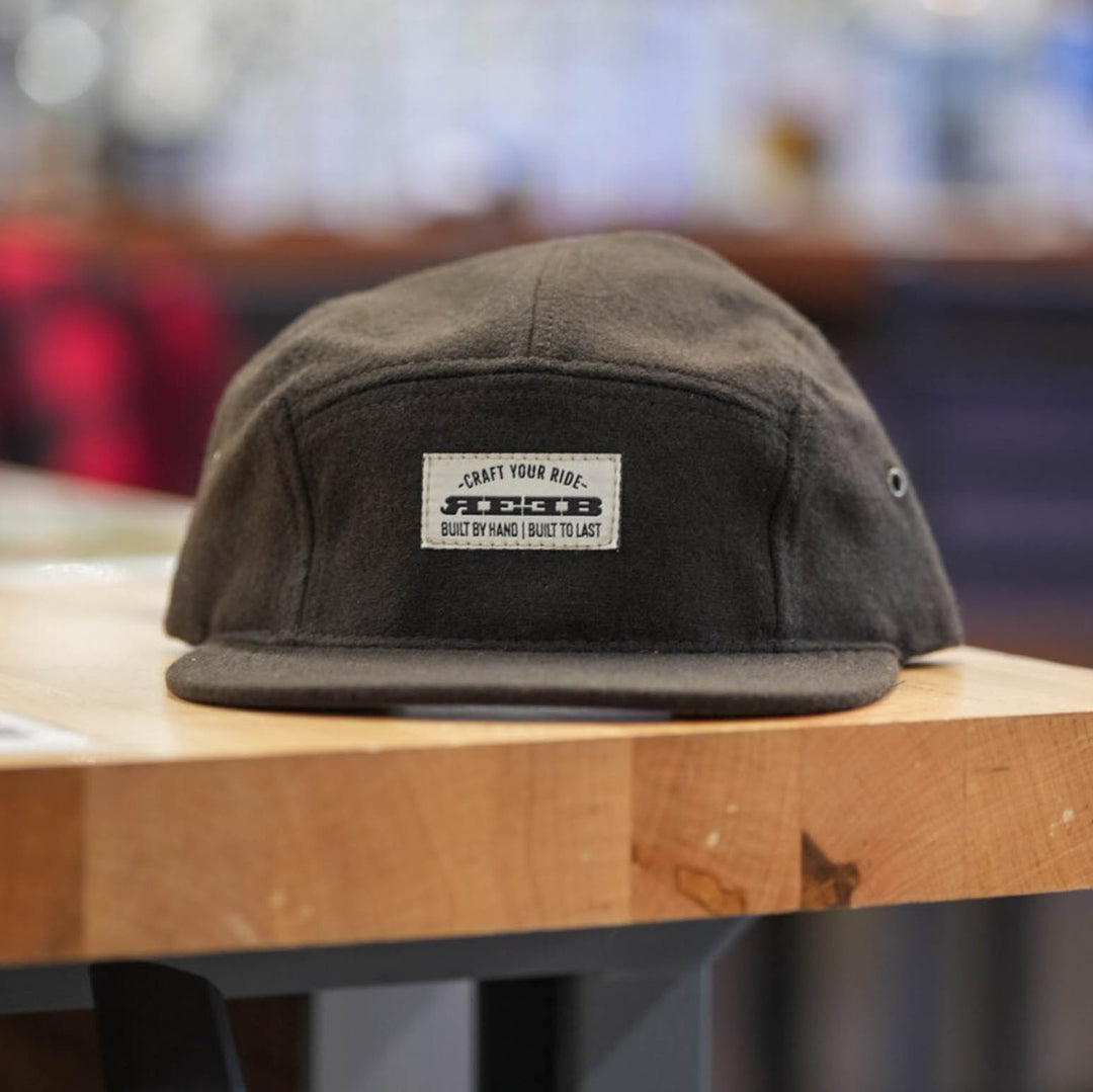 REEB 5 Panel Wool Camper Hat Brown