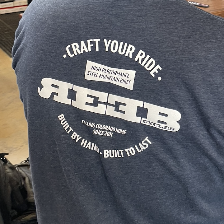 REEB Craft Your Ride Mens T-shirt Navy
